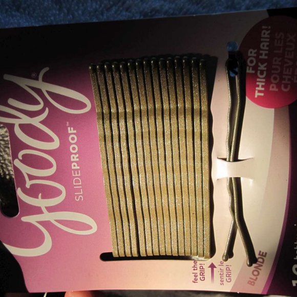 16 Goody Slideproof Large Blonde Thick Hair Bobby - Picture 2 of 5